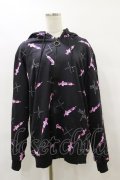 NieR Clothing / 防寒裏起毛パーカー F 黒 H-25-08-25-1016-PU-TO-KB-ZH