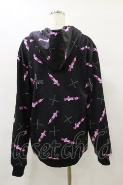 画像2: NieR Clothing / 防寒裏起毛パーカー F 黒 H-25-08-25-1016-PU-TO-KB-ZH