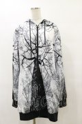 NieR Clothing / 総柄ZIPパーカー F 白 H-25-08-25-1018-PU-TO-KB-ZH