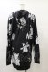 画像2: NieR Clothing / 総柄ZIPパーカー  黒 H-25-08-25-1025-PU-TO-KB-ZH (2)