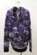画像2: NieR Clothing / 総柄ZIPパーカー  黒 H-25-08-25-1026-PU-TO-KB-ZH (2)