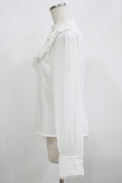 画像2: Le Miroir（海外ロリータブランド） / ヨーク切替ブラウス XL オフ H-25-08-26-1039-PU-BL-NS-ZH