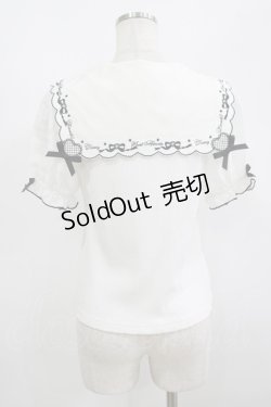 画像3: LIZ LISA / レースアップセーラーリブカットブラウス Free オフ H-25-08-26-1041-LO-TO-NS-ZH