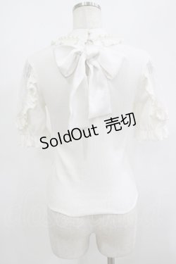 画像3: Ank Rouge / リボン&パールカットソー M オフ H-25-08-26-1051-CA-TO-NS-ZH