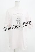 Honey Cinnamon / Angel Kitten Tシャツ Free ピンク H-25-08-26-1052-LO-TS-NS-ZH