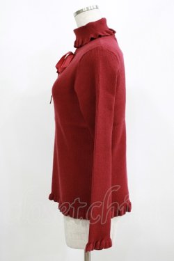 画像2: m petit by misako / サンリオキャラクターズコラボ キティ ニットプルオーバー LL エンジ H-25-08-26-1058-LO-TO-NS-ZH