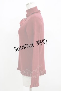 画像2: m petit by misako / サンリオキャラクターズコラボ キティ ニットプルオーバー LL エンジ H-25-08-26-1058-LO-TO-NS-ZH