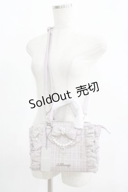 画像1: Ank Rouge / ツイードショルダーバッグ  ピンク H-25-08-26-1060-CA-BG-NS-ZH