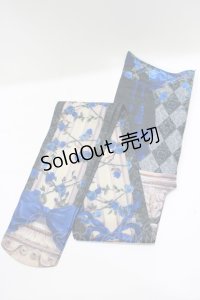 Enchantlic Enchantilly / エンタシスローズタイツ  ブルー H-25-08-26-1067-LO-ZA-NS-ZH