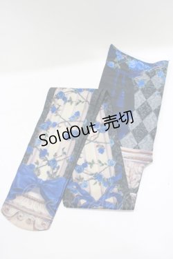 画像1: Enchantlic Enchantilly / エンタシスローズタイツ  ブルー H-25-08-26-1067-LO-ZA-NS-ZH