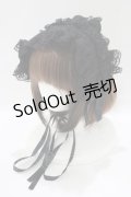 metamorphose / 総レースブリム付ヘッドドレス  ブラック H-25-08-26-1070-ME-AC-NS-ZH