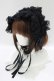 画像1: metamorphose / 総レースブリム付ヘッドドレス  ブラック H-25-08-26-1070-ME-AC-NS-ZH (1)