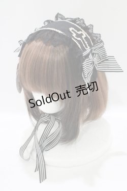 画像1: BABY,THE STARS SHINE BRIGHT / Margarethaヘッドドレス  ブラック H-25-08-26-1071-BA-AC-NS-ZH