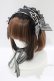 画像1: BABY,THE STARS SHINE BRIGHT / Margarethaヘッドドレス  ブラック H-25-08-26-1071-BA-AC-NS-ZH (1)