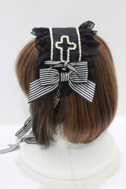画像2: BABY,THE STARS SHINE BRIGHT / Margarethaヘッドドレス  ブラック H-25-08-26-1071-BA-AC-NS-ZH