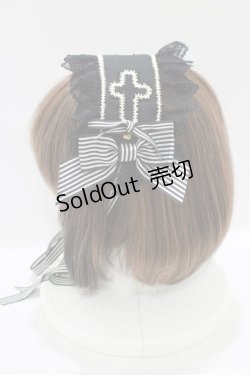画像2: BABY,THE STARS SHINE BRIGHT / Margarethaヘッドドレス  ブラック H-25-08-26-1071-BA-AC-NS-ZH