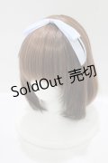 Ank Rouge / サテンリボンカチューシャ  ブルー H-25-08-26-1075-CA-AC-NS-ZH