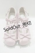 DearMyLoveEmily / ハートヒールトリプルリボンシューズ 24.5cm ピンクエナメル H-25-08-26-1079-PU-SH-NS-ZH