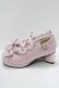 画像2: DearMyLoveEmily / ハートヒールトリプルリボンシューズ 24.5cm ピンクエナメル H-25-08-26-1079-PU-SH-NS-ZH (2)