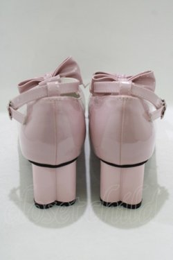 画像3: DearMyLoveEmily / ハートヒールトリプルリボンシューズ 24.5cm ピンクエナメル H-25-08-26-1079-PU-SH-NS-ZH