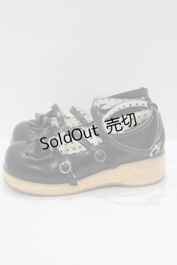 画像2: MODO（海外ロリータブランド） / ストラップシューズ 40（約25.0cm） ブラック H-25-08-26-1080-PU-SH-NS-ZH