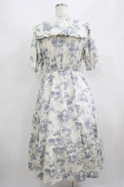 画像3: m petit by misako / トワルドジュイOPハンソデ M オフ/ブルー H-25-08-26-1013-LO-OP-NS-ZH