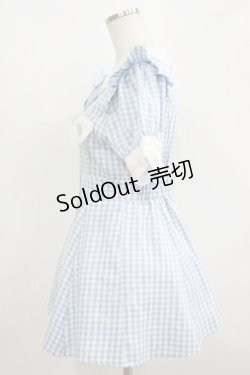 画像2: Ank Rouge / ギンガムチュニック M サックス H-25-08-26-1021-CA-OP-NS-ZH