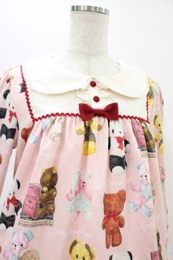 画像4: Emily Temple cute / Fluffy Bears Aラインワンピース  ピンク H-25-08-27-045-ET-OP-KB-ZH