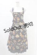 Jane Marple / Dear my crewのエプロンドレス  ネイビー H-25-08-27-046-JM-OP-KB-ZH