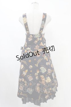 画像2: Jane Marple / Dear my crewのエプロンドレス  ネイビー H-25-08-27-046-JM-OP-KB-ZH