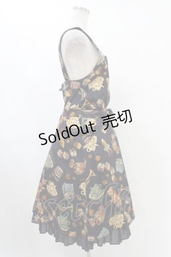 画像3: Jane Marple / Dear my crewのエプロンドレス  ネイビー H-25-08-27-046-JM-OP-KB-ZH