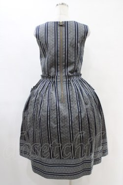 画像2: Jane Marple / Regimental stripeドミトリードレス  グレー H-25-08-27-047-JM-OP-KB-ZH
