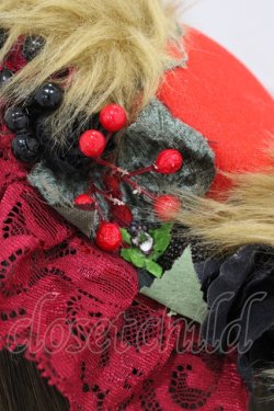 画像3: GOTHIC HOLIC / 耳しっぽミニハット  赤 H-25-08-27-005-PU-AC-KB-ZH