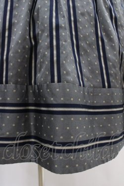 画像5: Jane Marple / Regimental stripeドミトリードレス  グレー H-25-08-27-047-JM-OP-KB-ZH