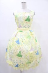 Jane Marple / My Favorite Dressスクエアドレス  シトロン H-25-08-27-049-JM-OP-KB-ZH