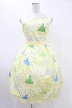 画像1: Jane Marple / My Favorite Dressスクエアドレス  シトロン H-25-08-27-049-JM-OP-KB-ZH