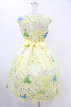 画像2: Jane Marple / My Favorite Dressスクエアドレス  シトロン H-25-08-27-049-JM-OP-KB-ZH