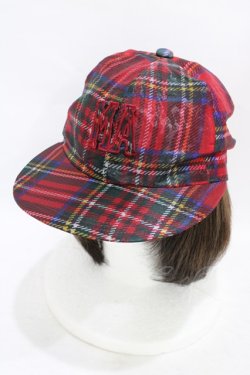 画像1: MILKBOY / SEE THRU CAP  レッドチェック H-25-08-27-006-MB-AC-KB-ZH