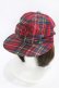 画像1: MILKBOY / SEE THRU CAP  レッドチェック H-25-08-27-006-MB-AC-KB-ZH (1)