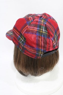 画像2: MILKBOY / SEE THRU CAP  レッドチェック H-25-08-27-006-MB-AC-KB-ZH