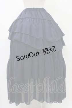 画像2: Sheglit / "Empress"ロングスカート  ネイビー H-25-08-27-057-EL-BL-KB-ZH