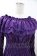 画像4: ATELIER PIERROT / Shirring princess sleeve blouse  パープル H-25-08-27-058-EL-BL-KB-ZH (4)
