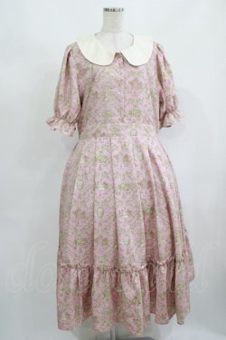 画像1: m petit by misako / NINA’Sコラボトワルドジュイワンピース LL ピンク H-25-08-27-1003-LO-OP-NS-ZH