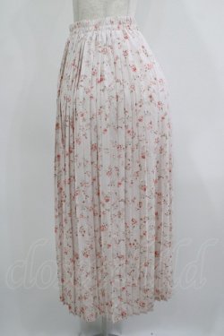 画像2: LODISPOTTO / 花柄プリーツスカート M ピンク H-25-08-27-1027-LO-SK-NS-ZH
