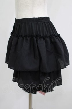 画像2: m petit by misako / AM3ブ2ダンフリル M~L ブラック H-25-08-27-1032-LO-PA-NS-ZH