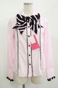 Angelic Pretty / Happyポンポンブラウス Free ピンク H-25-08-27-1042-AP-BL-NS-ZH