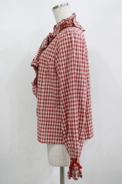 画像2: axes femme kawaii / チェック柄ブラウス M レッド H-25-08-27-1046-AX-BL-NS-ZH