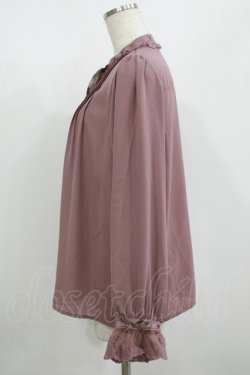 画像2: axes femme / はしごレース使いブラウス L ピンク H-25-08-27-1047-AX-BL-NS-ZH
