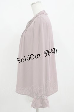 画像2: axes femme / はしごレース使いブラウス L ピンク H-25-08-27-1047-AX-BL-NS-ZH