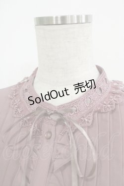 画像4: axes femme / はしごレース使いブラウス L ピンク H-25-08-27-1047-AX-BL-NS-ZH